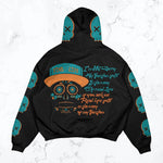 3D Puff Skull Embroidery Hoodies