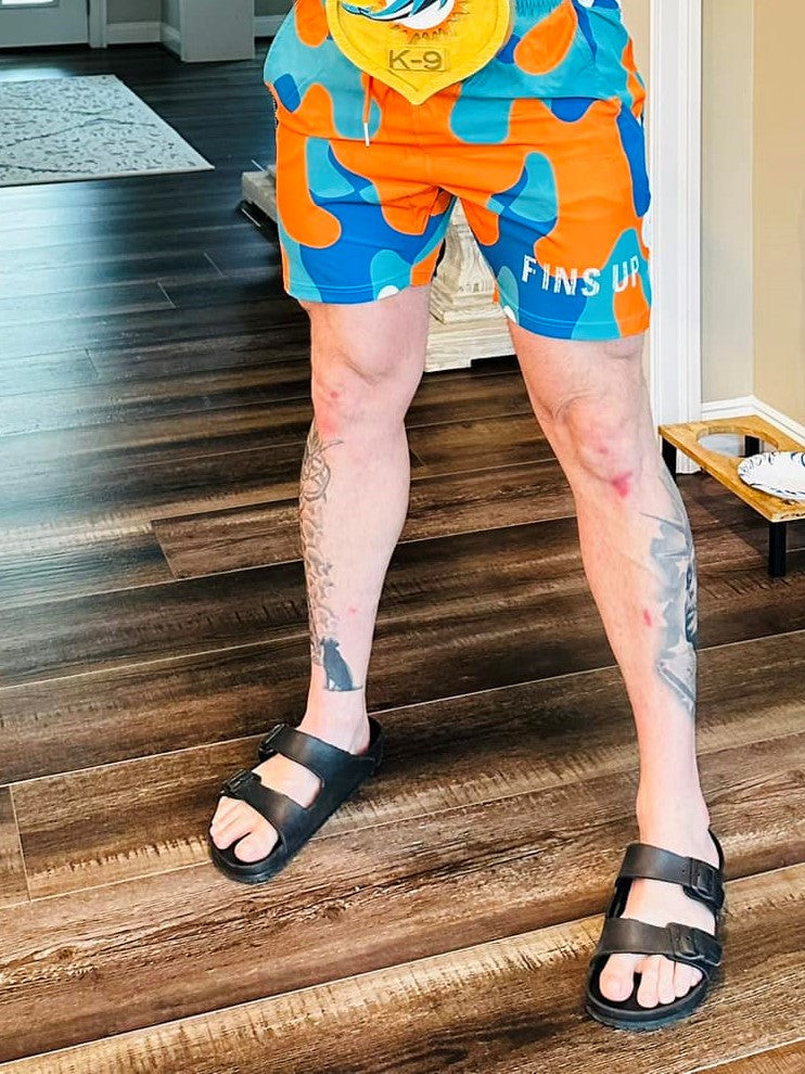 Fins Up Camo Performance Shorts