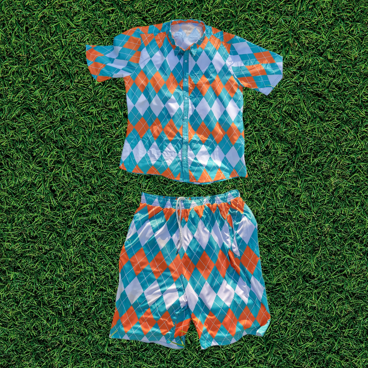 Field of Dreams Button Up Short Sleeve Shirt
