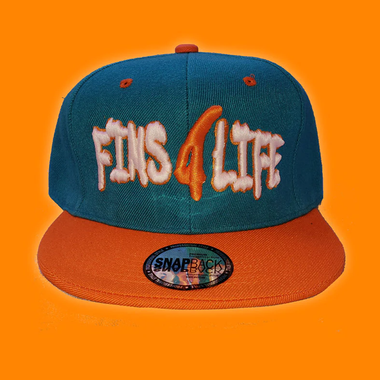 Fins4Life 3D Puff Two-Tone Snapback