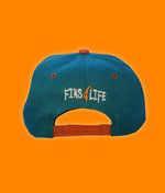 Fins4Life 3D Puff Two-Tone Snapback