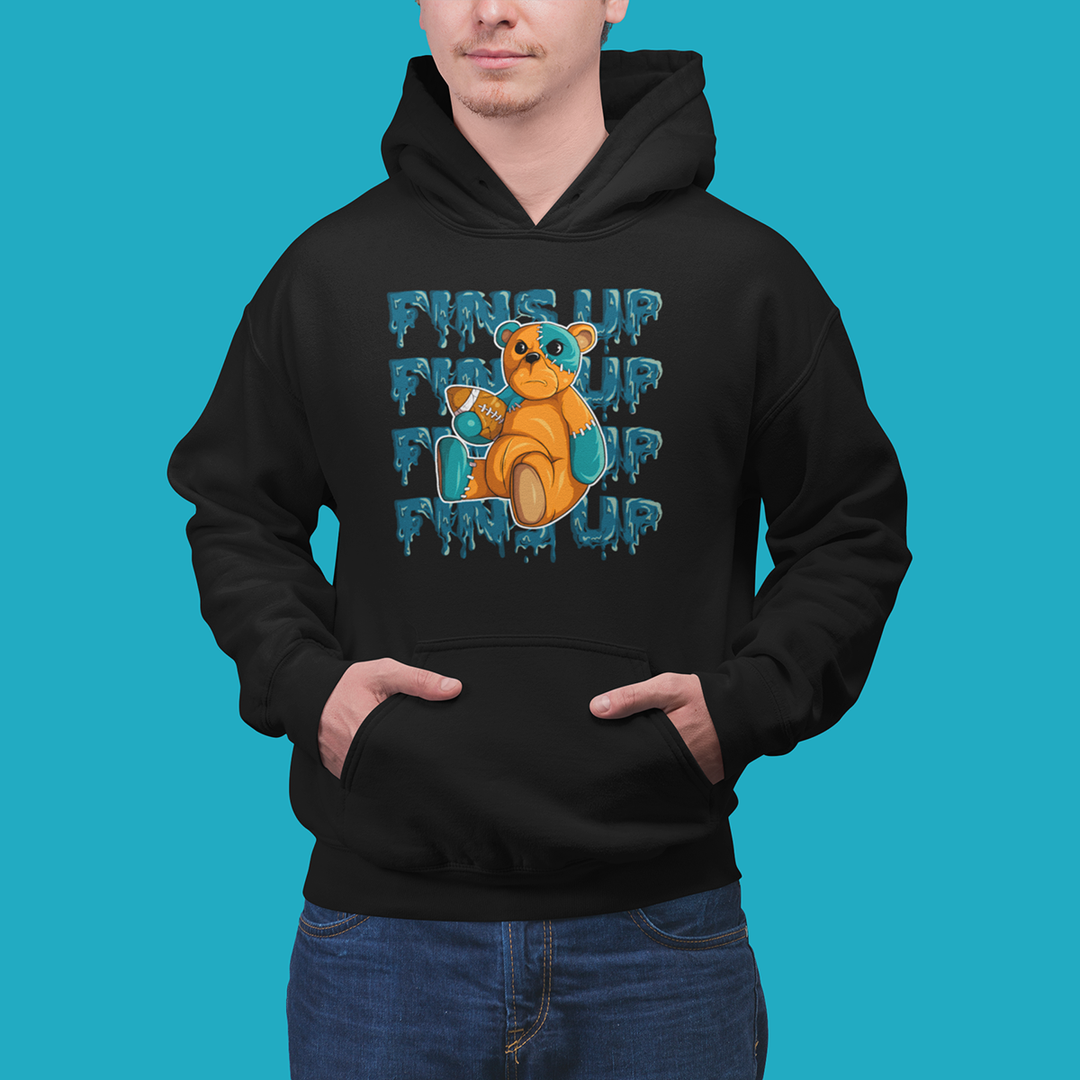 Phins Up Bear Hoodies