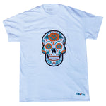 Sugar Skull Embroidered T-Shirt