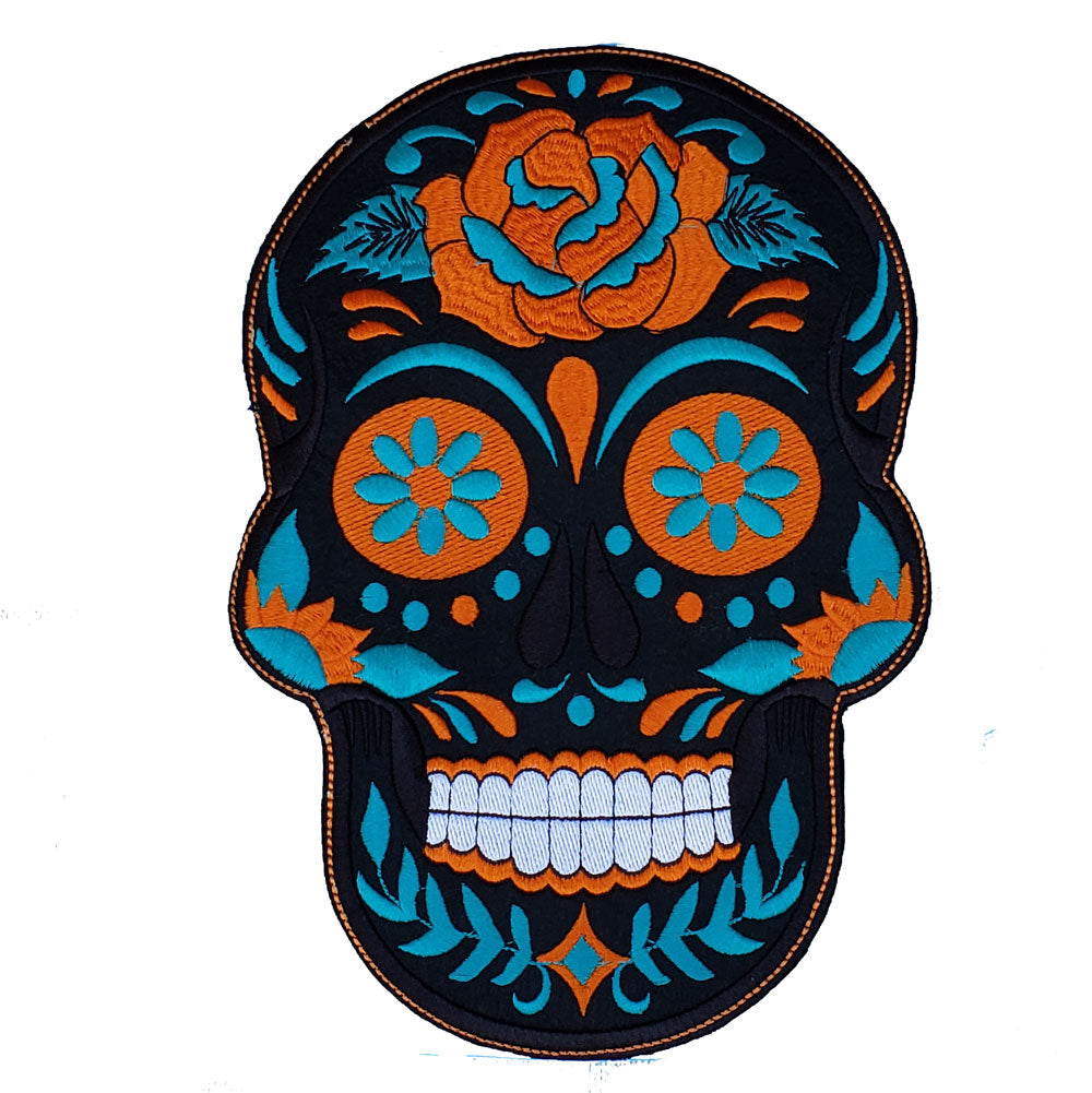 Sugar Skull Embroidered T-Shirt